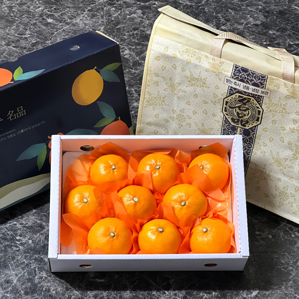 [설 선물세트] 제주 서귀포 천혜향 3kg 대과 선물용 박스포장 | Korean Premium Jeju Cheonhyehyang Tangerines