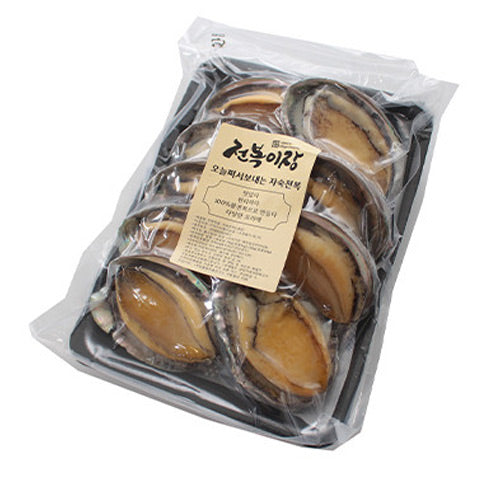 [🗓️예약발송 7월11일] 완도 손질 자숙 전복 1kg 냉장 (대大 사이즈 11미 내외) | PER-ORDER Korean Abalone