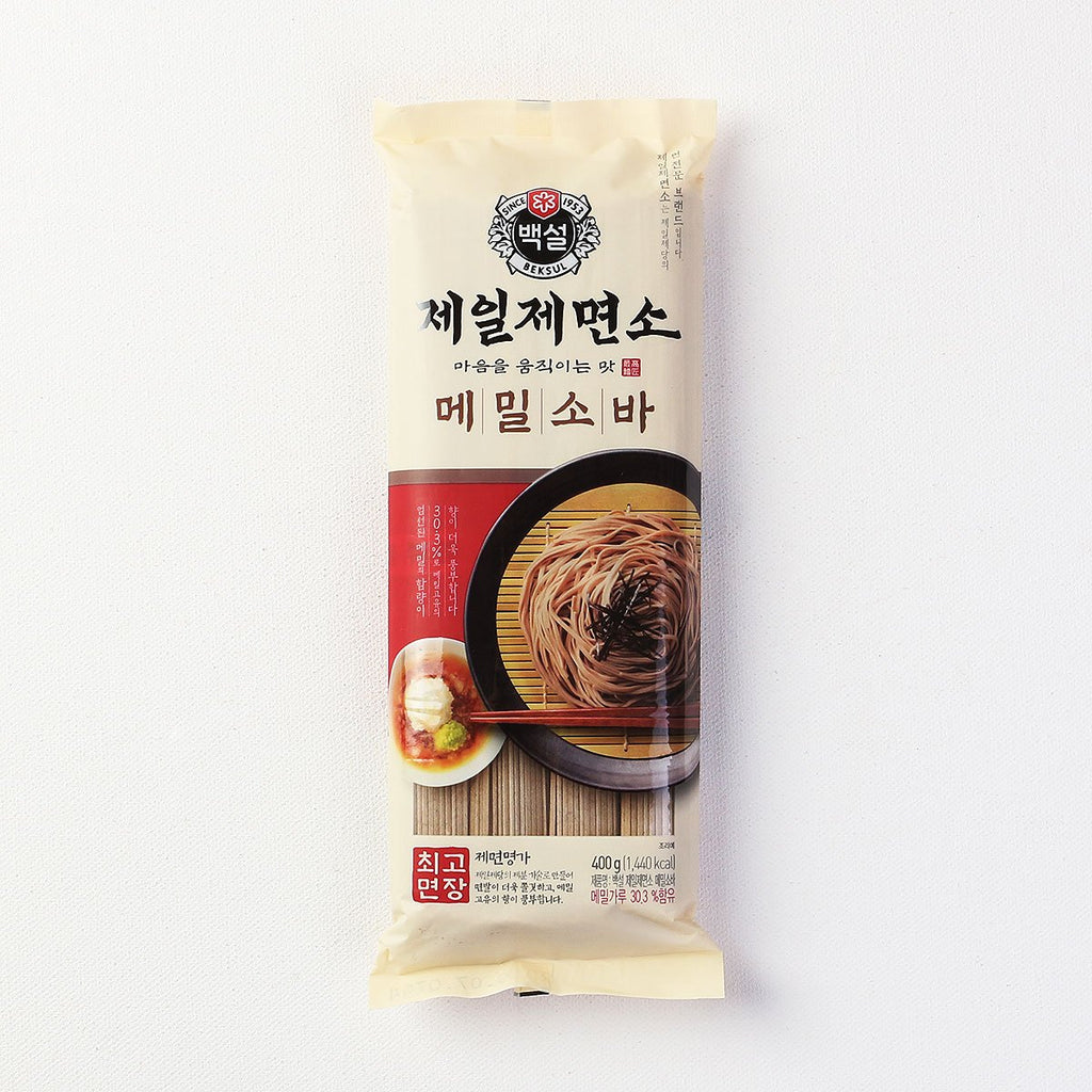백설 메밀소바 400g | Buckwheat Soba Noodles 400g