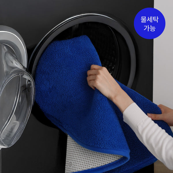 [브랜드 공동구매] Likethix 국내생산 미니멀 러그 먼지없는 워셔블 포인트 원형 카페트 5컬러 3사이즈 - sarangmartsg