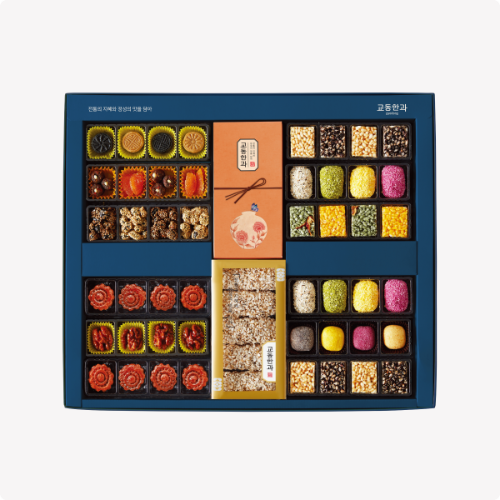 [🎁추석 선물세트 선예약할인] 명품 강릉 교동한과 교동마님 2단 | Premium Gangneung Gyodong Hangwa Gyodong Manim 2-Tier Gift Set