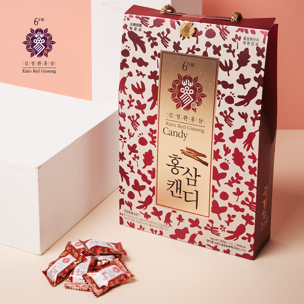 [선물세트] 선예약 할인중 풍기 인삼공사 김정환홍삼 홍삼캔디 500g | Korean Red Ginseng Candy 500g