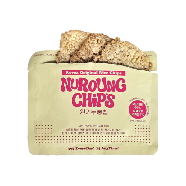현미 저당 당뇨 누룽지 원기 누룽칩 1박스 7봉지 | Healthy Brown Rice Crunch (Low Sugar & Diabetic-Friendly)