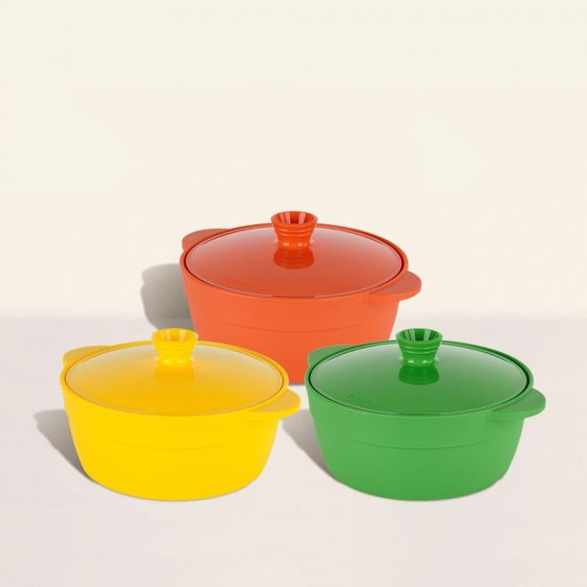 [브랜드 공동구매] 실리만 뉴트로 뉴트로 만능 찌개냄비 WSK7224 | Sillymann Newtro Circle lid steamer (L)
