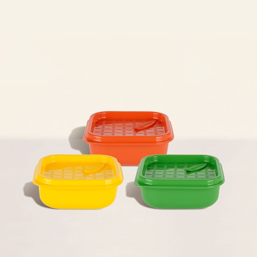 [브랜드 공동구매] 실리만 뉴트로 삶아쓰는 용기 240ml (2P) WSK7226 | Sillymann Newtro Square silicone container 240㎖ ( 2pieces enclosed )