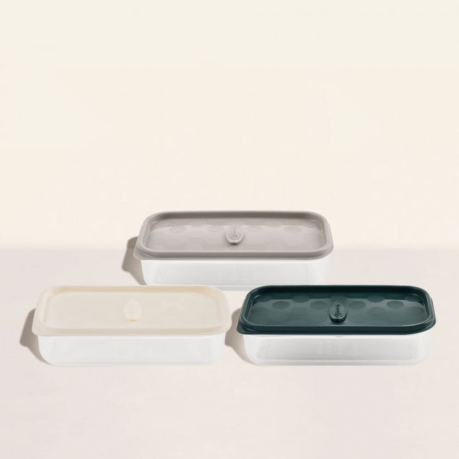 [브랜드 공동구매] 실리만 하모니 냉동용기 직사각 270㎖(2P) WSK7244 | Sillymann Harmony Frozen container rectangular type 270ml ( 2 pieces combined )