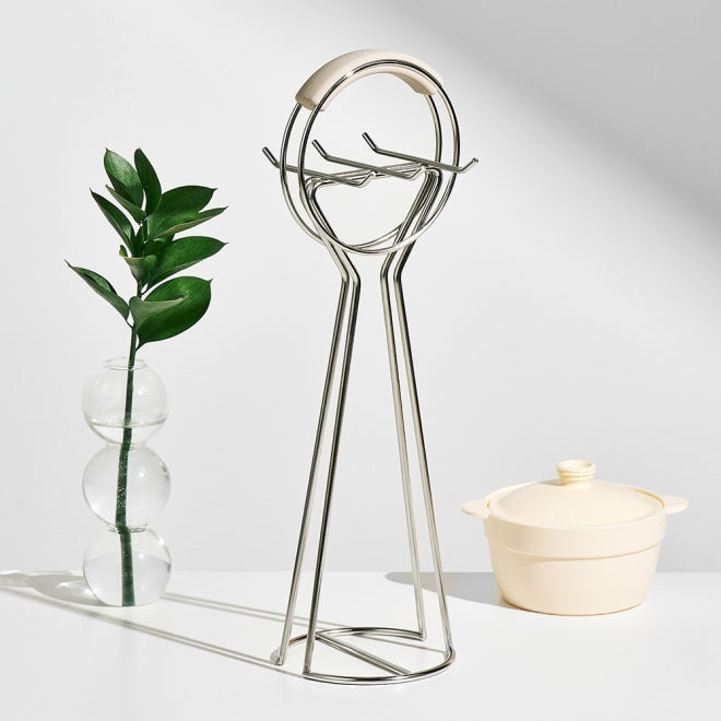 [브랜드 공동구매] 실리만 하모니 스테인리스 조리도구 거치대 WPK5111 | Sillymann Harmony Stainless kitchen utensil holder