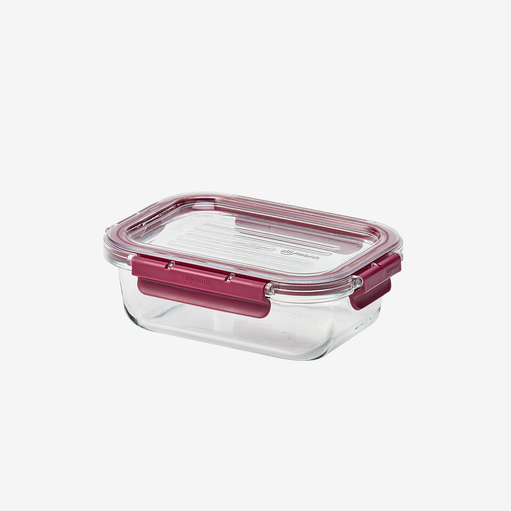 [브랜드 공동구매] 실리만 올웨이 내열유리 밀폐용기 직사각 630ml WGK5105 | Sillymann Allway Heat resistant container rectangular type 630ml