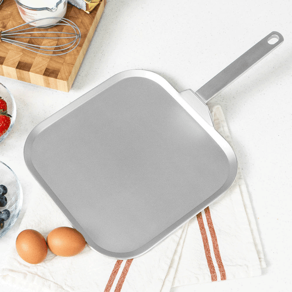 [브랜드 공동구매] 쉐프윈 316 티타늄 스텐 통5중 스퀘어팬 사각팬 편수,양수 택1 (연마제 클리너 증정)