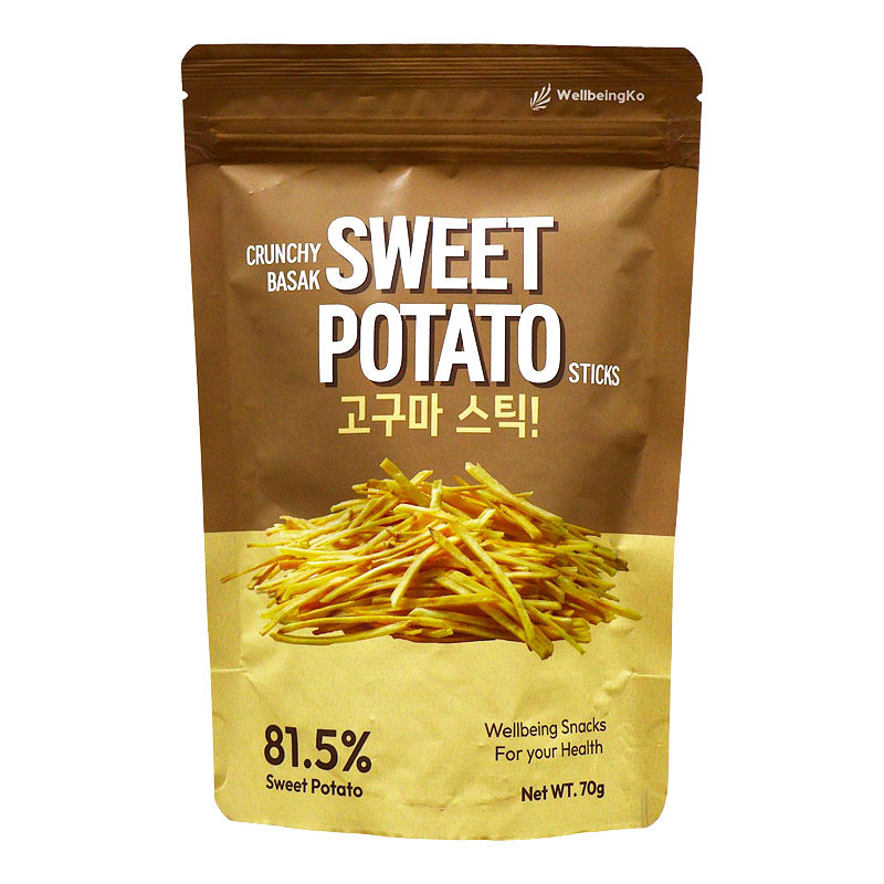 크런치 바삭 고구마 스틱 70g 2중 지퍼팩 | Sweet Potato Sticks