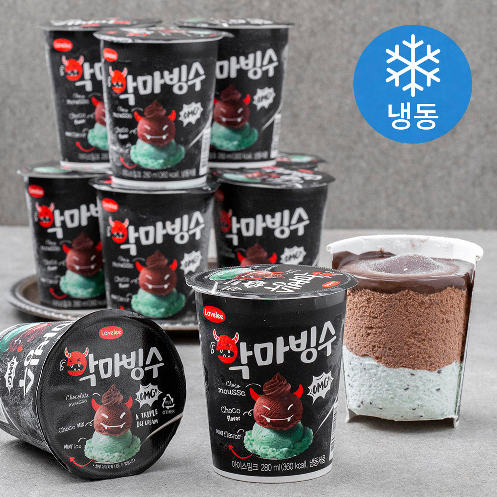 라벨리 악마빙수 280ml | Devil Bingsu Ice Cream(Mint&Chocolate)
