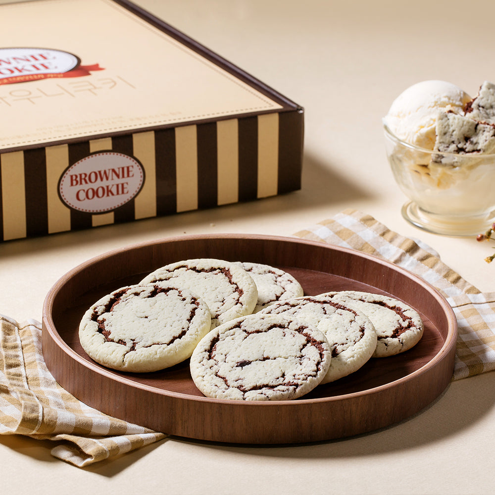 [🎁추석 선물세트 선예약할인] 화과방 브라우니 쿠키세트 20g*21ea (쇼핑백포함) | Brownie Cookie Gift Set