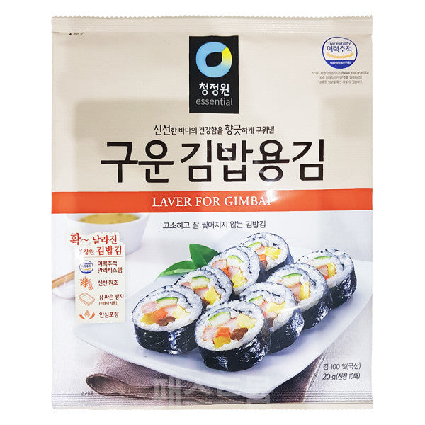 대상 구운 김밤용 김밥김 20g(10ea) |  Dried Laver for Gimbap - sarangmartsg