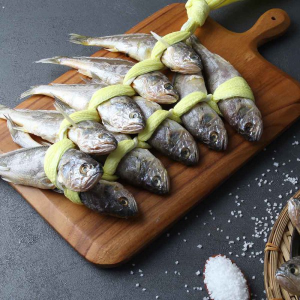 제주 참조기 반건조 조기 천일염 간 750g 내외(10ea) | Korean Half Dried Croaker