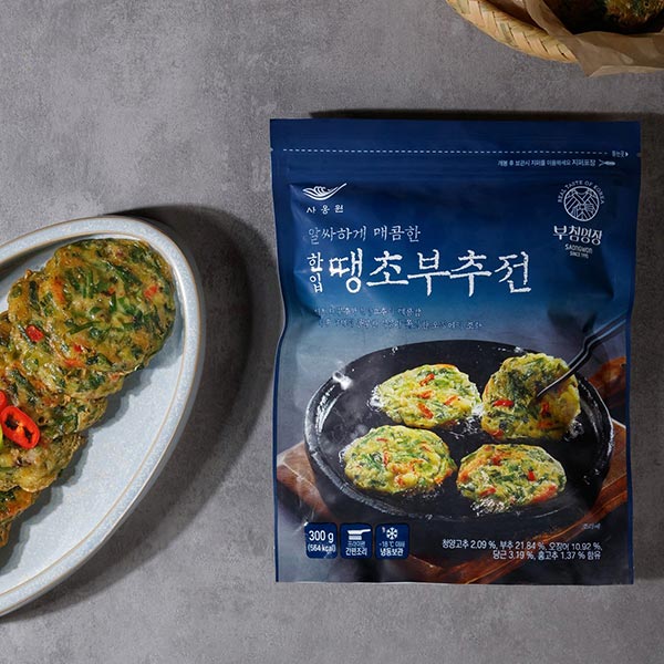 사옹원 부침명장 한입 땡초부추전 300g | Cheongyang Chives Pancake(Spicy)
