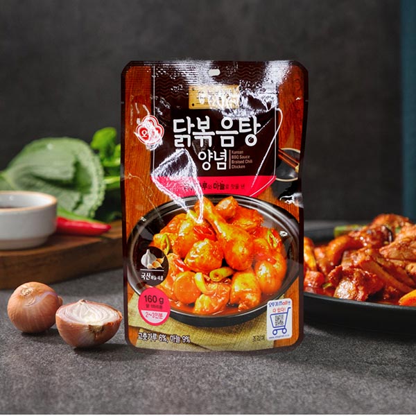 오뚜기 오늘밥상 닭볶음탕양념 160g | Korean BBQ Sauce for Braised Chili Chicken