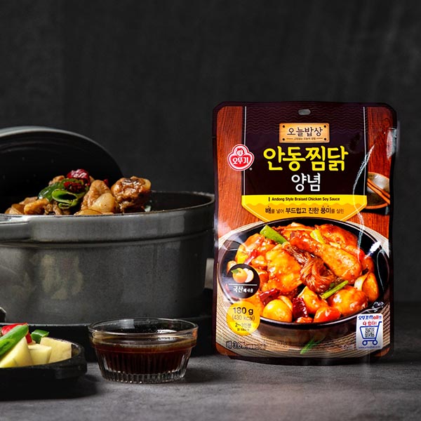 오뚜기 오늘밥상 안동찜닭양념 180g | Andong Style Braised Chicken Soy Sauce