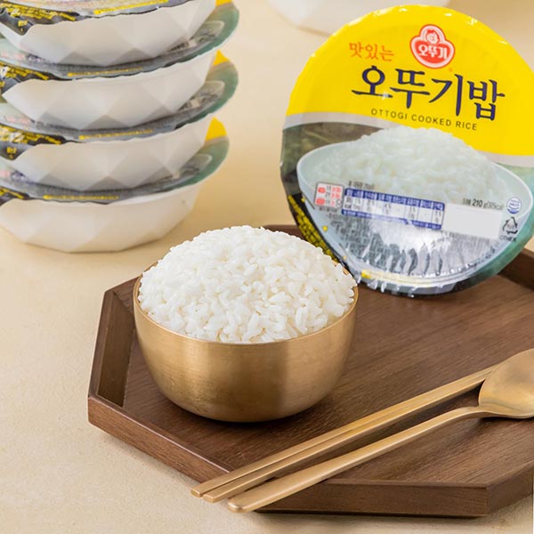 오뚜기 맛있는 오뚜기밥 210g | Cooked White Rice