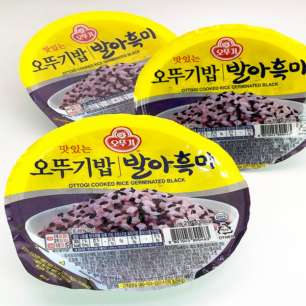 오뚜기 맛있는 발아흑미밥 210g | Cooked Germinated Black Rice - sarangmartsg