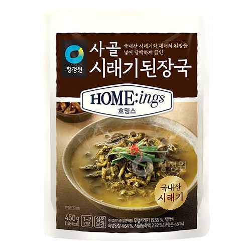 청정원 사골 시래기 된장국 450g Dried radish greens Soybean Paste Soup - SING SING MART