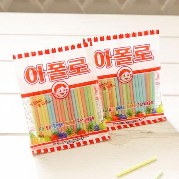 아폴로 35g | Korean straw candy