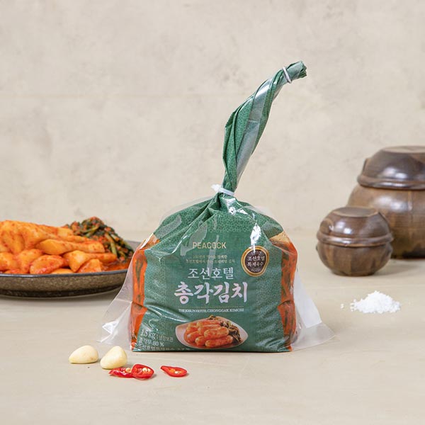 PEACOCK 특제육수 조선호텔  총각김치 1.5kg | The Josun Hotel Chonggak Kimchi(Radish Kimchi)