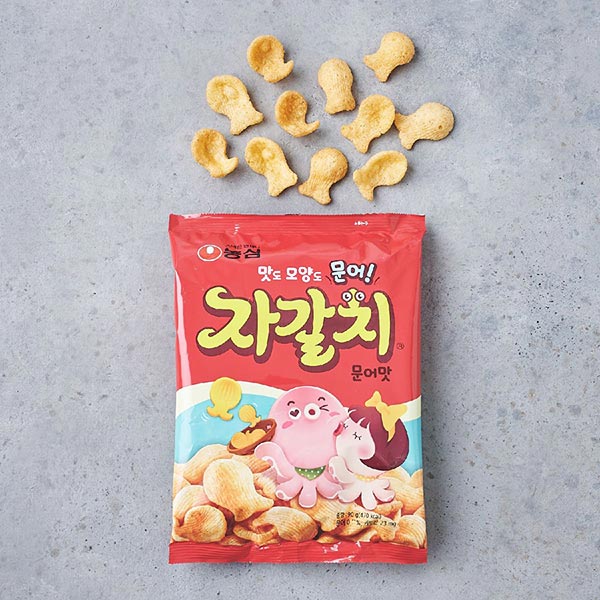 농심 자갈치 스낵 90g | Jagachi Snack(Octopus Flavored)