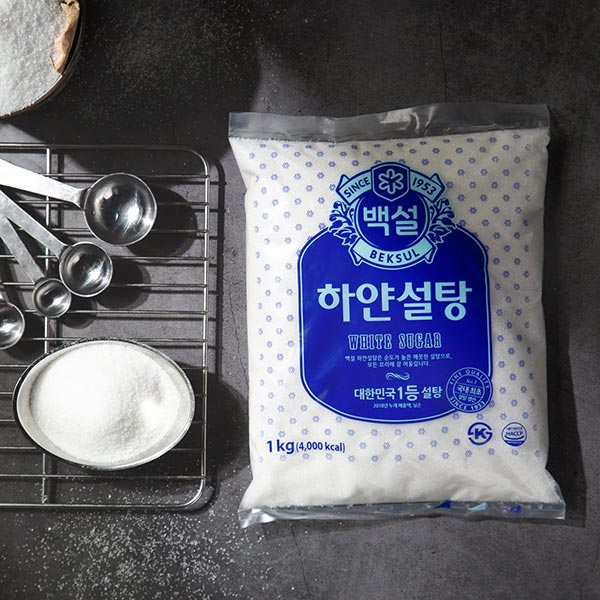 CJ 백설 하얀 설탕 1kg | White Sugar