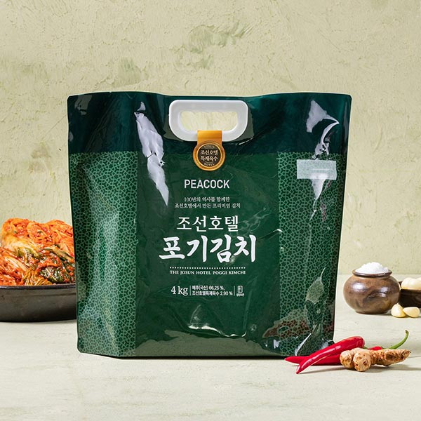 PEACOCK 특제육수 조선호텔 포기김치 4kg | The Josun Hotel Poggi Kimchi(Cabbage Kimchi)