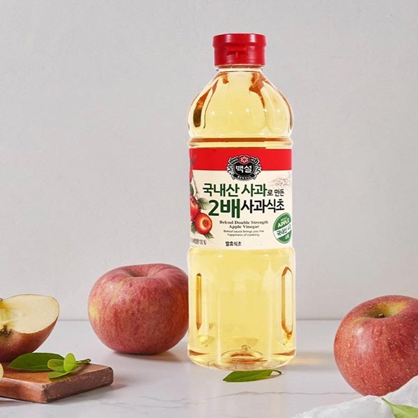CJ 백설 2배 사과식초 500ml | Apple Vinegar