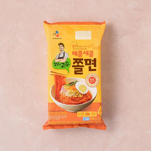 CJ 밀당의고수 쫄면 454g(2 Servings) | Chewy Noodle Master