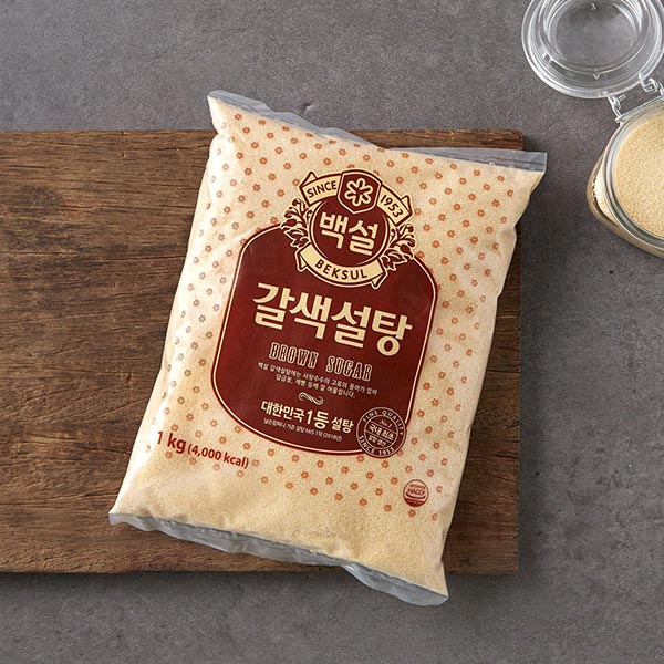 CJ 백설 갈색설탕 1kg | Brown Sugar