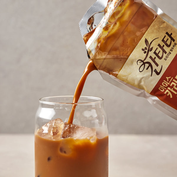 롯데 칸타타 아이스 카라멜마키아토 230ml | Iced Caramel Macchiatto(Pouch) - sarangmartsg