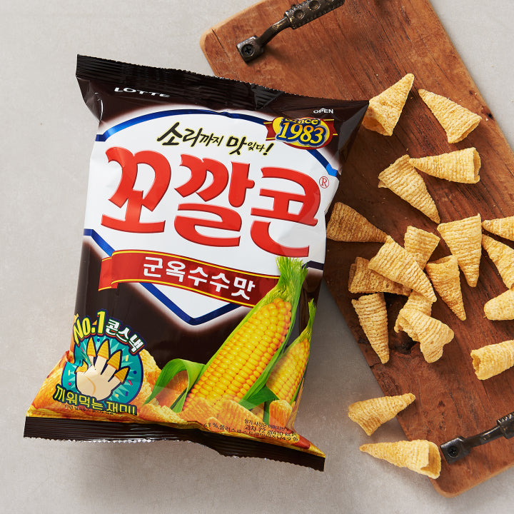 롯데 꼬깔콘 군옥수수맛 72g - SING SING MART