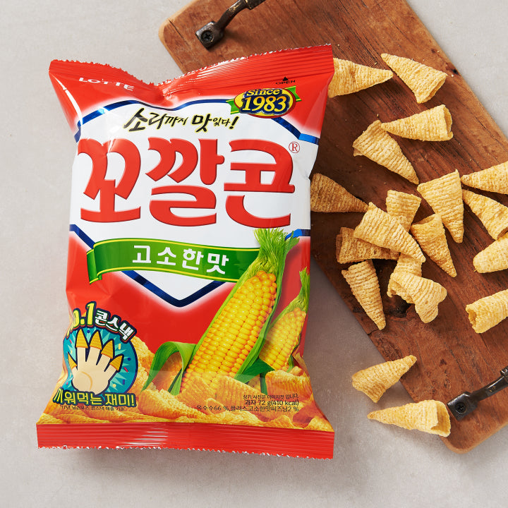 롯데 꼬깔콘 고소한맛(오리지날) 72g - SING SING MART
