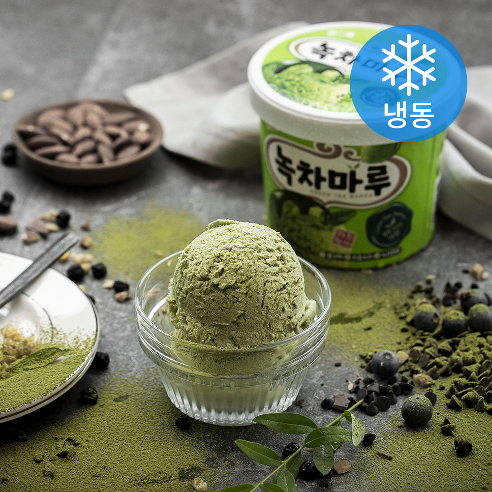 해태 녹차마루 600ml | Green Tea Maroo Ice Cream