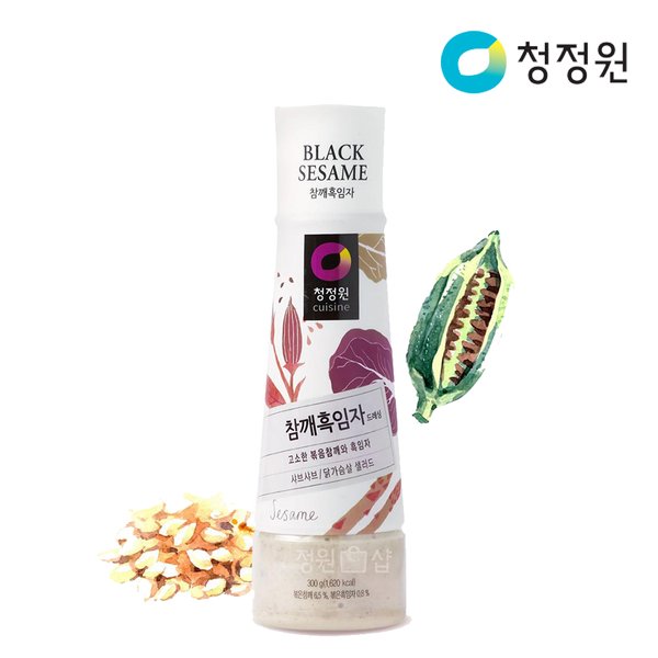 대상 참깨흑임자 드레싱 300g | Black Sesame Dressing - sarangmartsg