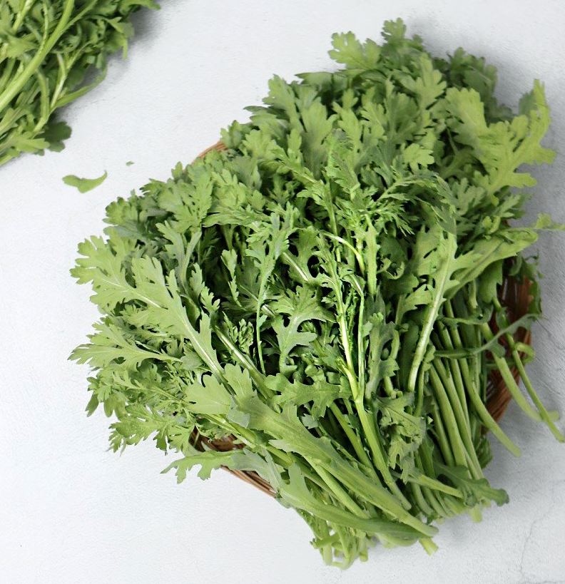 Korean Crown daisy 쑥갓 150g/1bag | BlueBasket - SING SING MART