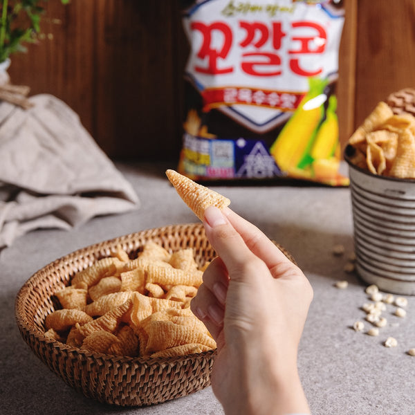 롯데 꼬깔콘 군옥수수맛 67g | Kokkal Corn Snack(Grilled Corn) - sarangmartsg