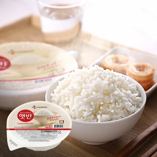CJ 햇반 210g | Cooked White Rice - sarangmartsg