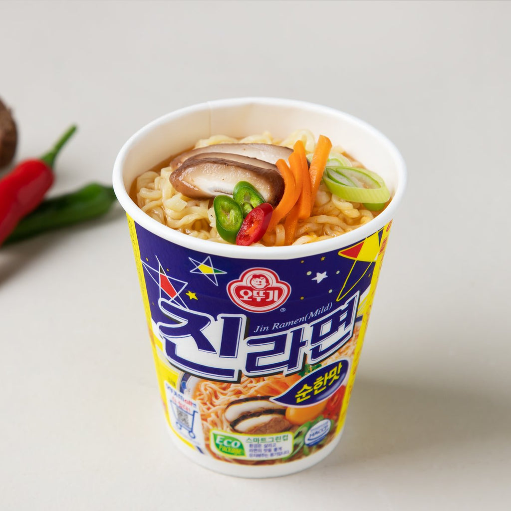 오뚜기 진라면 순한맛 컵라면 65g | Jin Cup Ramen(Mild) - sarangmartsg