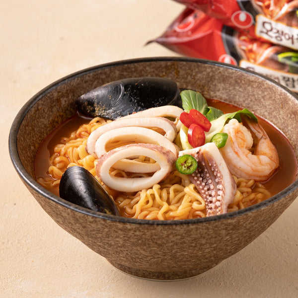 농심 오징어 짬뽕 (124g*5ea) | Squid Jjambbong Ramen - sarangmartsg