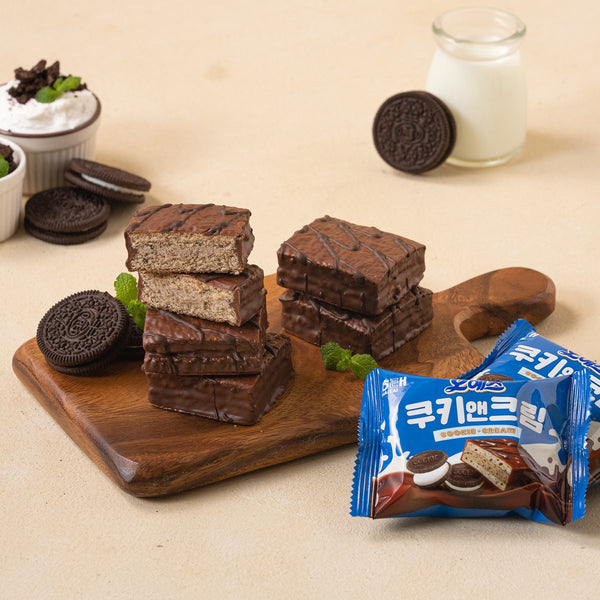 해태 오예스 쿠키앤크림 360g(12Packs) | Oh Yes! Chocolate Coasted Cake(Cookie&Cream) - sarangmartsg