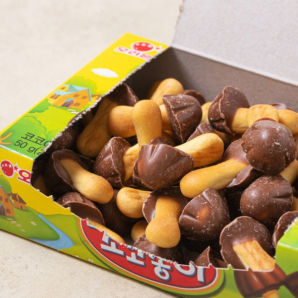 오리온 초코송이 50g | Chocoboy Mushroom-Shaped Biscuit - sarangmartsg